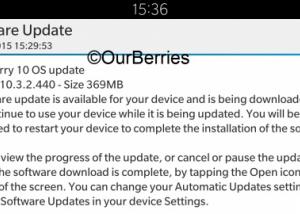 BlackBerry 10.3.2  بدأ في الوصول لهواتف بلاكبيري