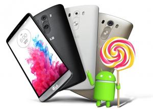 اصدار تحديث الأندرويد 5.0 Lollipop للهاتف LG G3 