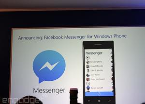تطبيق Facebook Messenger سيشق طريقه الى ويندوز فون