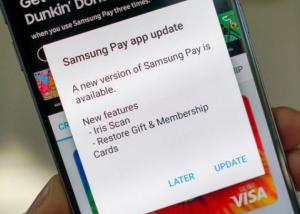 تحديث جديد لتطبيق Samsung Pay بخاصية التعرف على قزحية العين