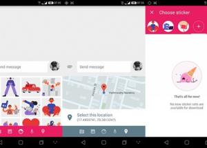 تحديث جديد لتطبيق Google Messenger يجلب معه الملصقات وميزة مشاركة الموقع