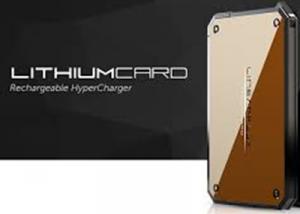 " LithiumCard " قطعة صغيرة ستقوم بشحن هاتفك بسرعة كبيرة جداً
