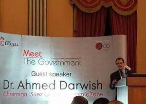 درويش يؤكد : تخصيص 4 مليون متر لتوطين صناعة الالكترونيات فى لقائه مع اعضاء جمعية " اتصال "