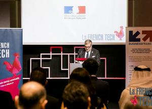 السفير الفرنسي يفتتح جناح فرانس تك هب – دبي الإمارات العربية المتحدة