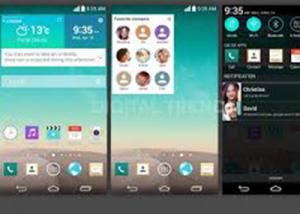 تسريب واجهة مستخدم الهاتف LG G3، مما يؤكد قدومه مع شاشة Quad HD