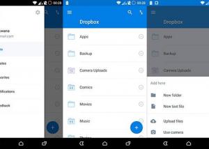 تصميم" Material Design " لتطبيق جديد " Dropbox "