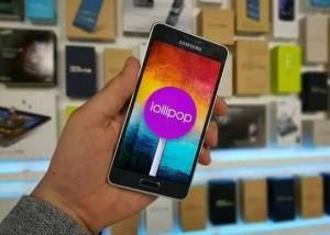 " سامسونج " : تحديث الهاتف ""  Galaxy Alpha إلى الأندرويد Lollipop