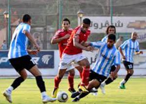 الاهلى يفوز على الداخلية بهدفي متعب وسعيدو