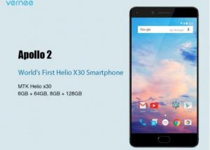 "Vernee Apollo 2 " أول هاتف يستخدم المعالج " MediaTek Helio X30"