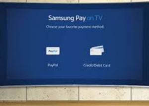 الدفع على تلفازك الذكي بإستخدام خدمة Samsung Pay