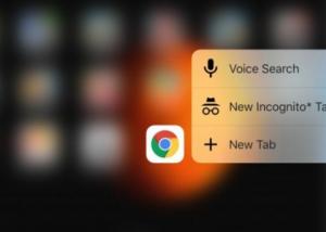 جوجل : المتصفح Chrome Beta لمنصة iOS يصل مع الدعم لتقنية 3D Touch