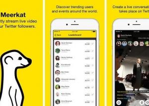 "Meerkat  " تطببيق للبث المباشر على متجر "  Google Play"