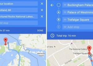 تطبيق Google Maps لمنصة iOS يدعم بدوره ميزة الوجهات المتعددة