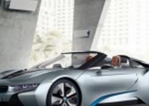 سيارة BMW i8 Spyder الجديدة فى معرض الإلكترونيات الإستهلاكية CES 2016