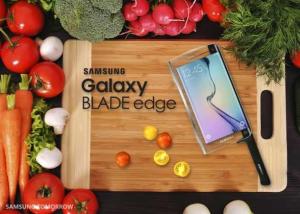 سامسونج تكشف عن هاتف Galaxy BLADE edge