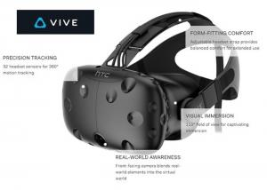 خوذة HTC Vive VR متاحة للشراء في متاجر التجزئة صيف هذا العام