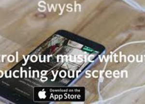 "Swysh" للتحكم بالموسيقى على آيفون دون لمس الشاشة