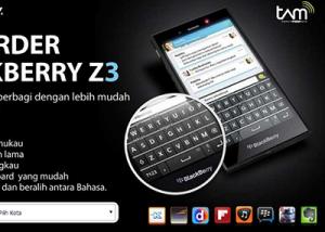 اطلاق" BlackBerry Z3  " في إندونيسيا