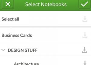 تطبيق " Evernote " للـ BlackBery 10 يحصل على تحديث جديد