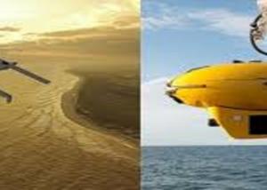 سفينة بدون ربان تطلق طائرة بدون طيار