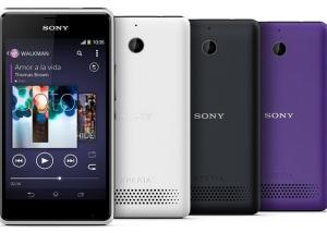 طرح Xperia E1 II على متجر إلكتروني للتجزئة