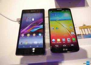 مقارنة بين هواتف iPhone 5S, Galaxy S4, LG G2, Xperia Z1, HTC One